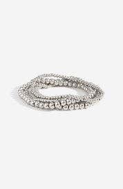 3mm & 5mm Beaded Bracelet Stacking Set