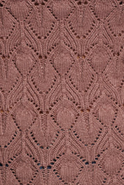 Baker Pointelle Sweater - Mauve