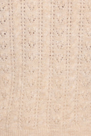 Reece Pointelle Sweater - Sand