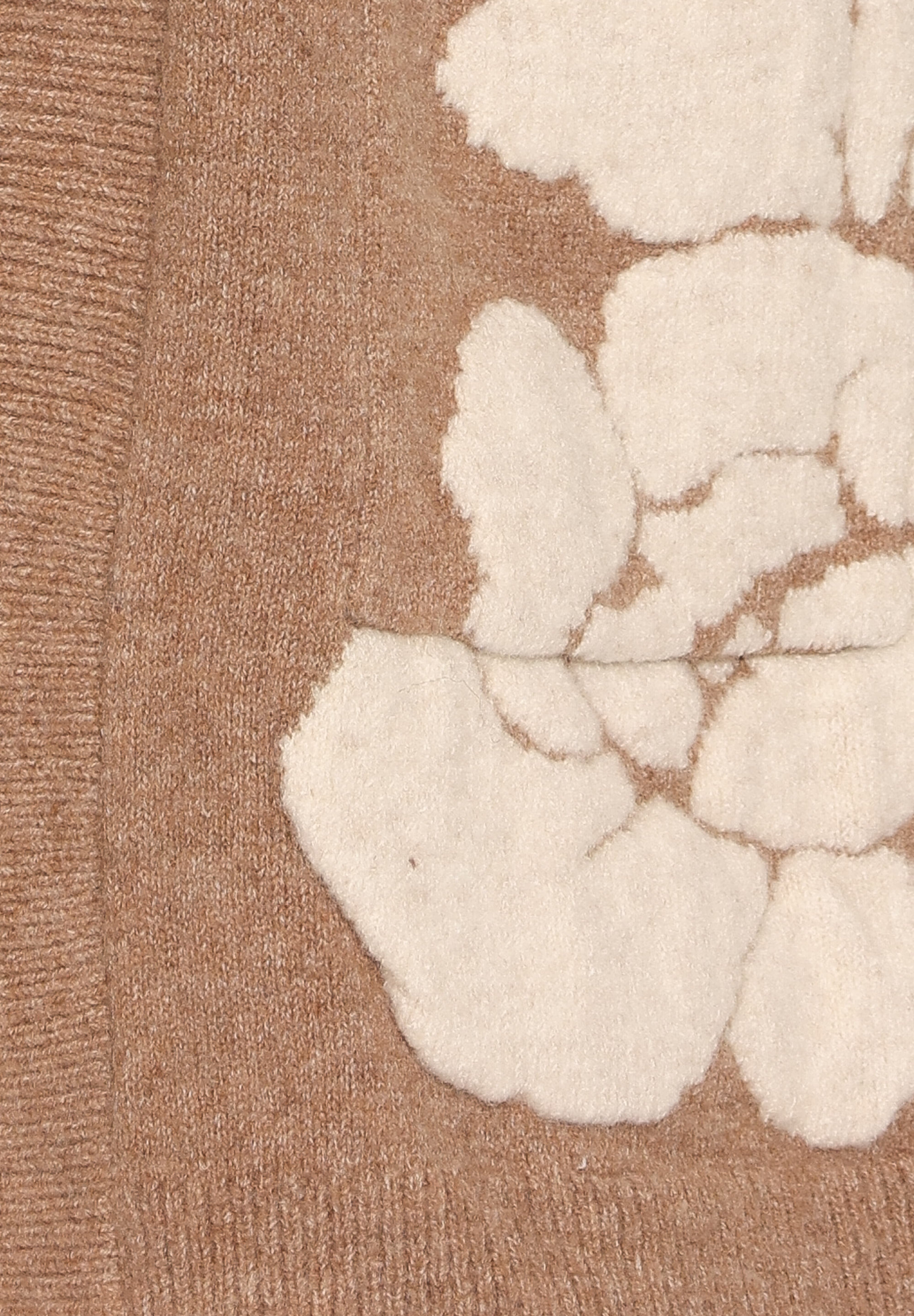 Wendy Open Cardigan - Beige Floral