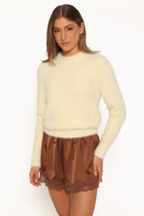 Winifred Knit Sweater - Butter Yellow