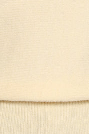 Zeli Off Shoulder Sweater - Lemon Yellow