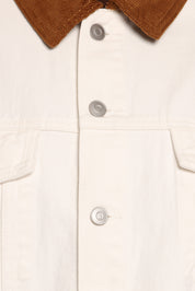 Larosa Denim Jacket - Ivory