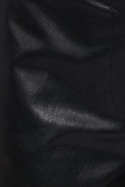 Fable Leather Shorts - Black