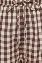 Rory Shorts - Brown Gingham