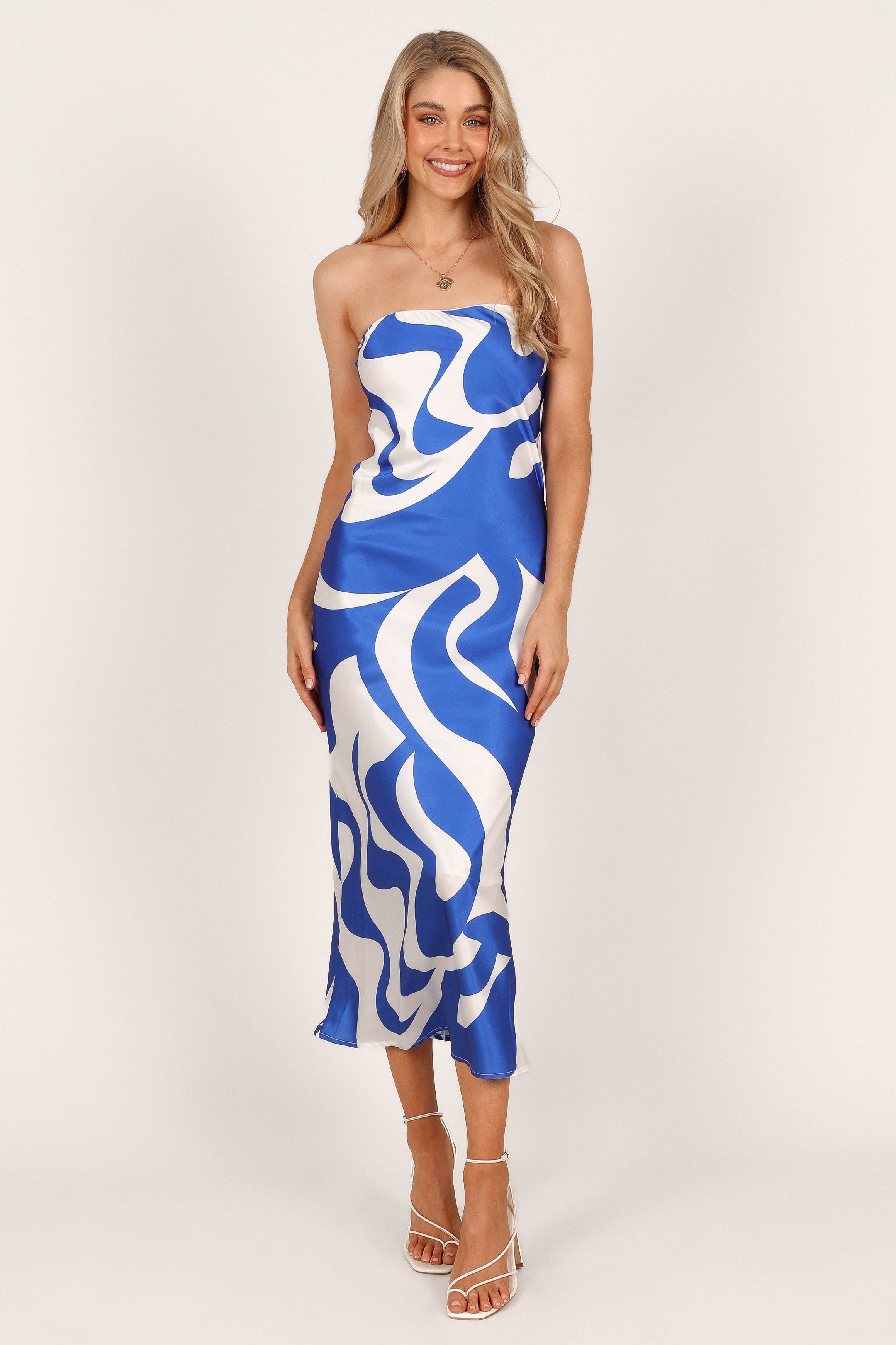 Angel Dress - Blue Swirl