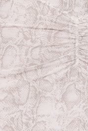 Clemens Mesh Maxi Dress - Snake Print