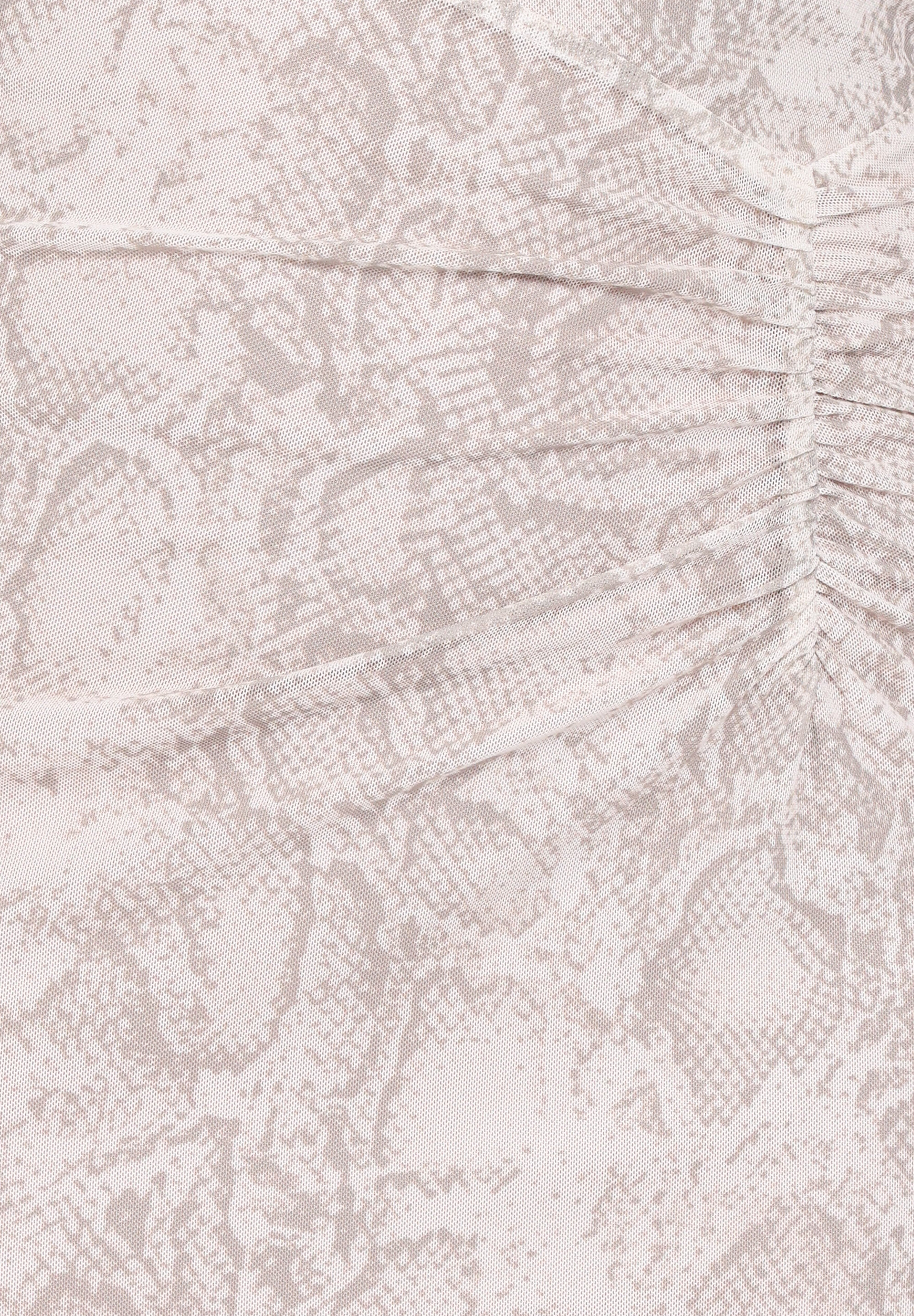 Clemens Mesh Maxi Dress - Snake Print