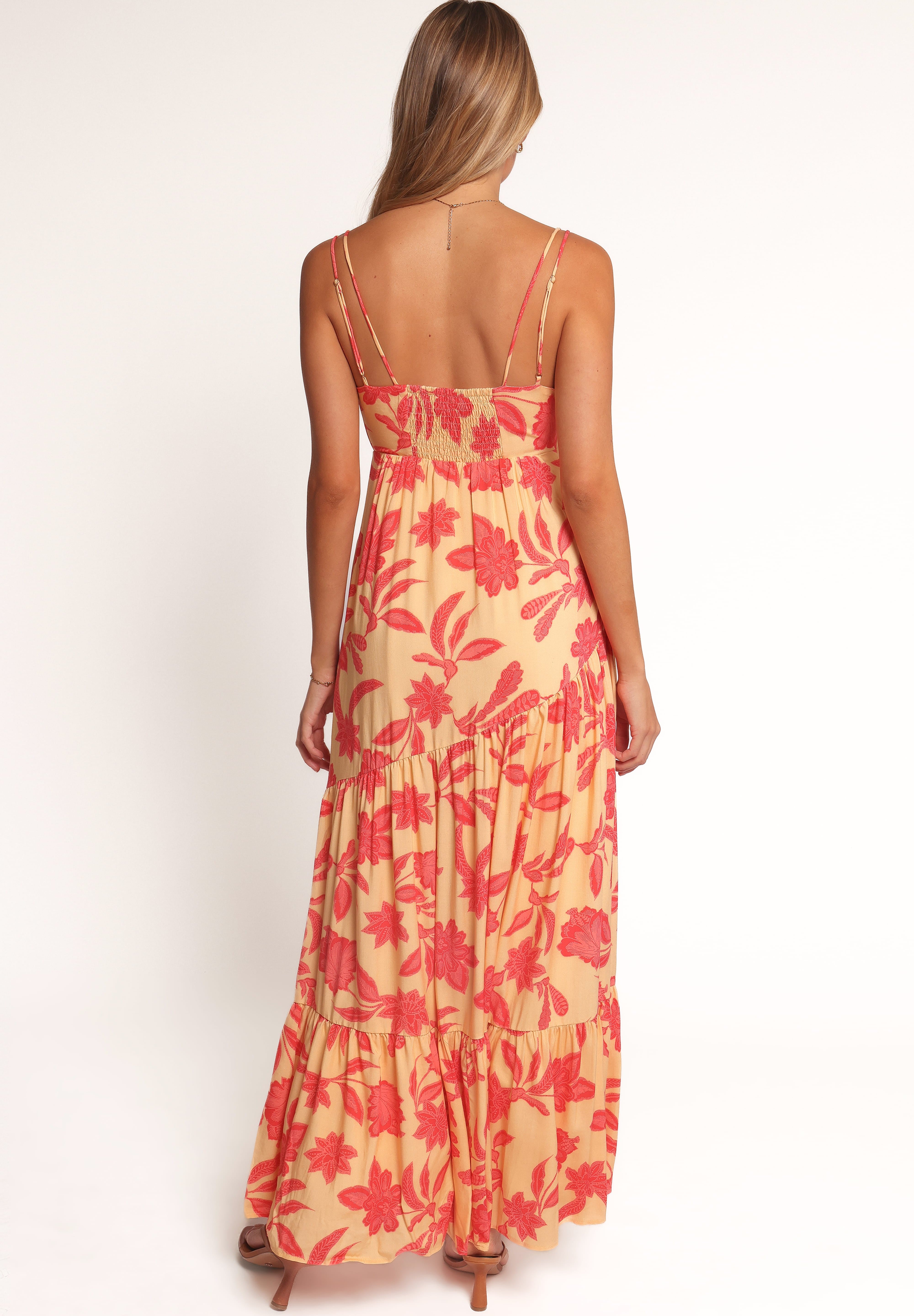 Forbes Maxi Dress - Red Floral