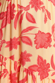 Forbes Maxi Dress - Red Floral