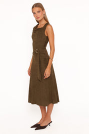 Lovlin Maxi Dress - Olive