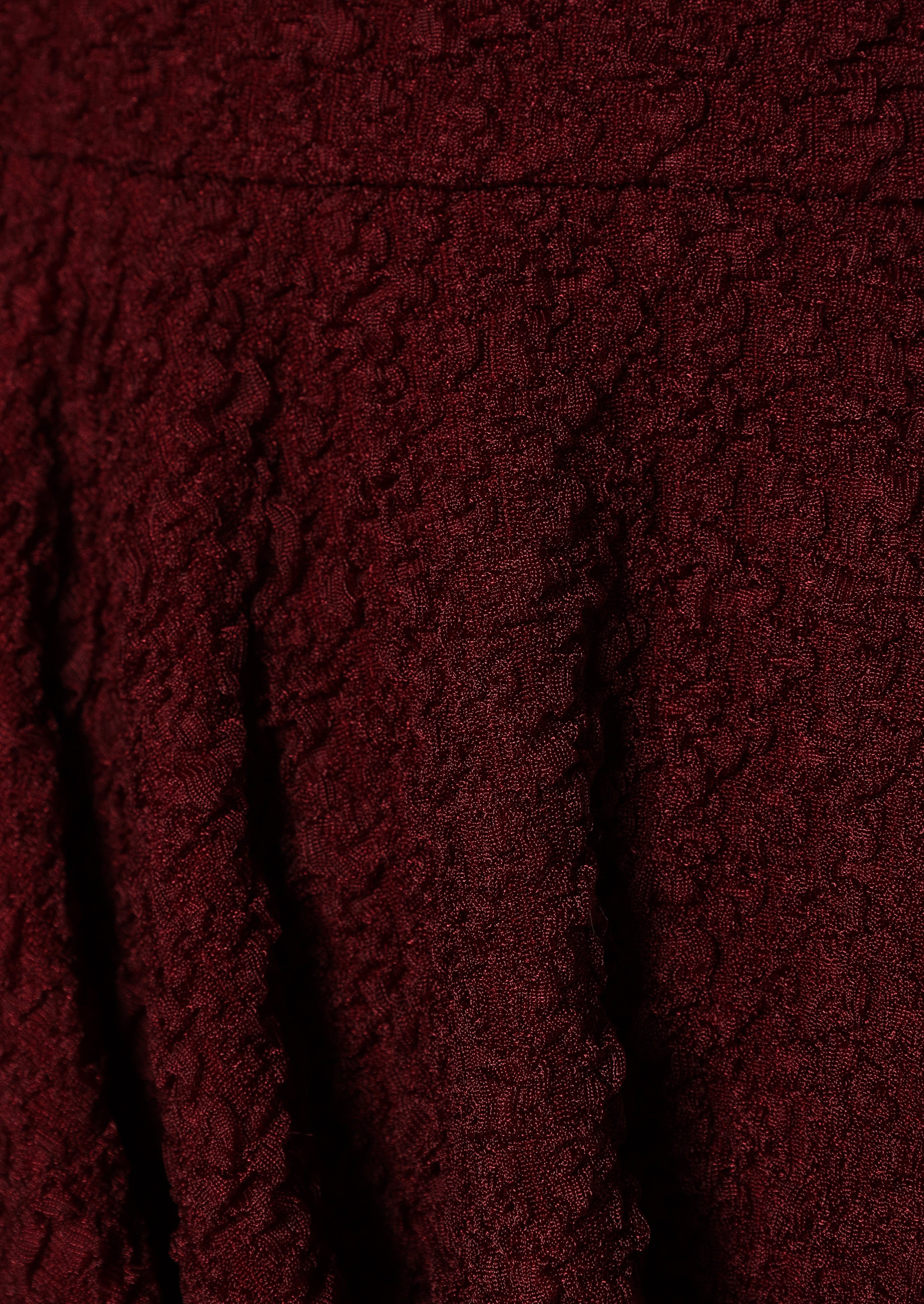 Margaret Mini Dress - Burgundy