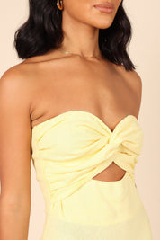 Rosetta Dress - Lemon