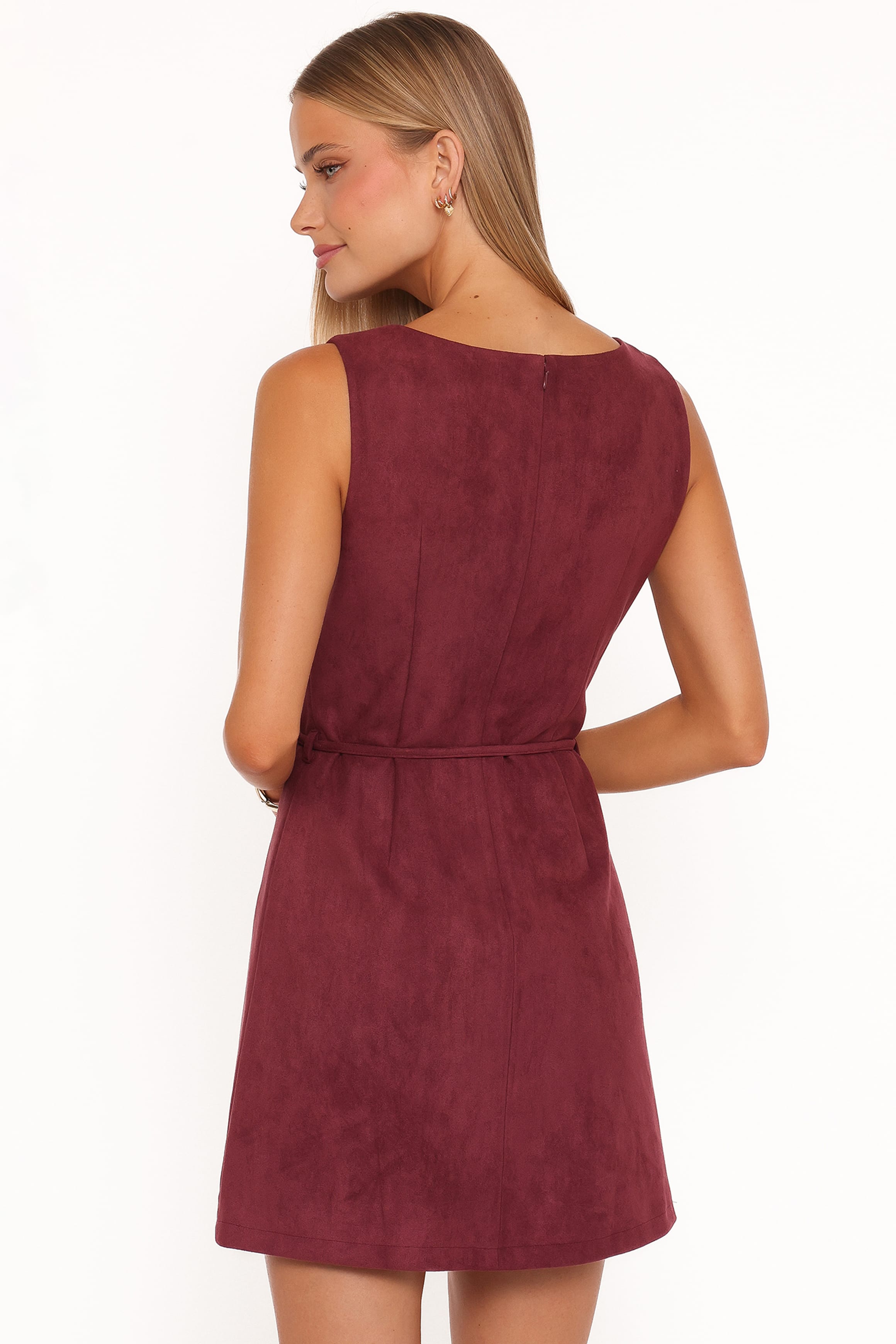 Sharna Mini Dress - Burgundy