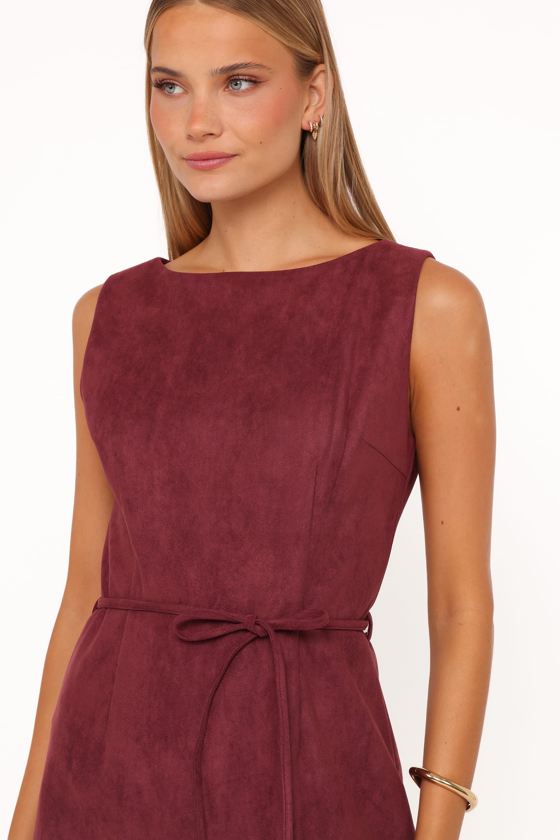 Sharna Mini Dress - Burgundy
