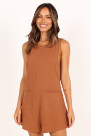Dory Romper - Tan