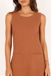 Dory Romper - Tan