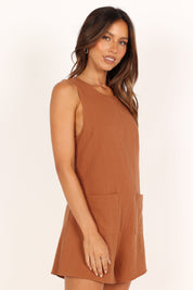 Dory Romper - Tan