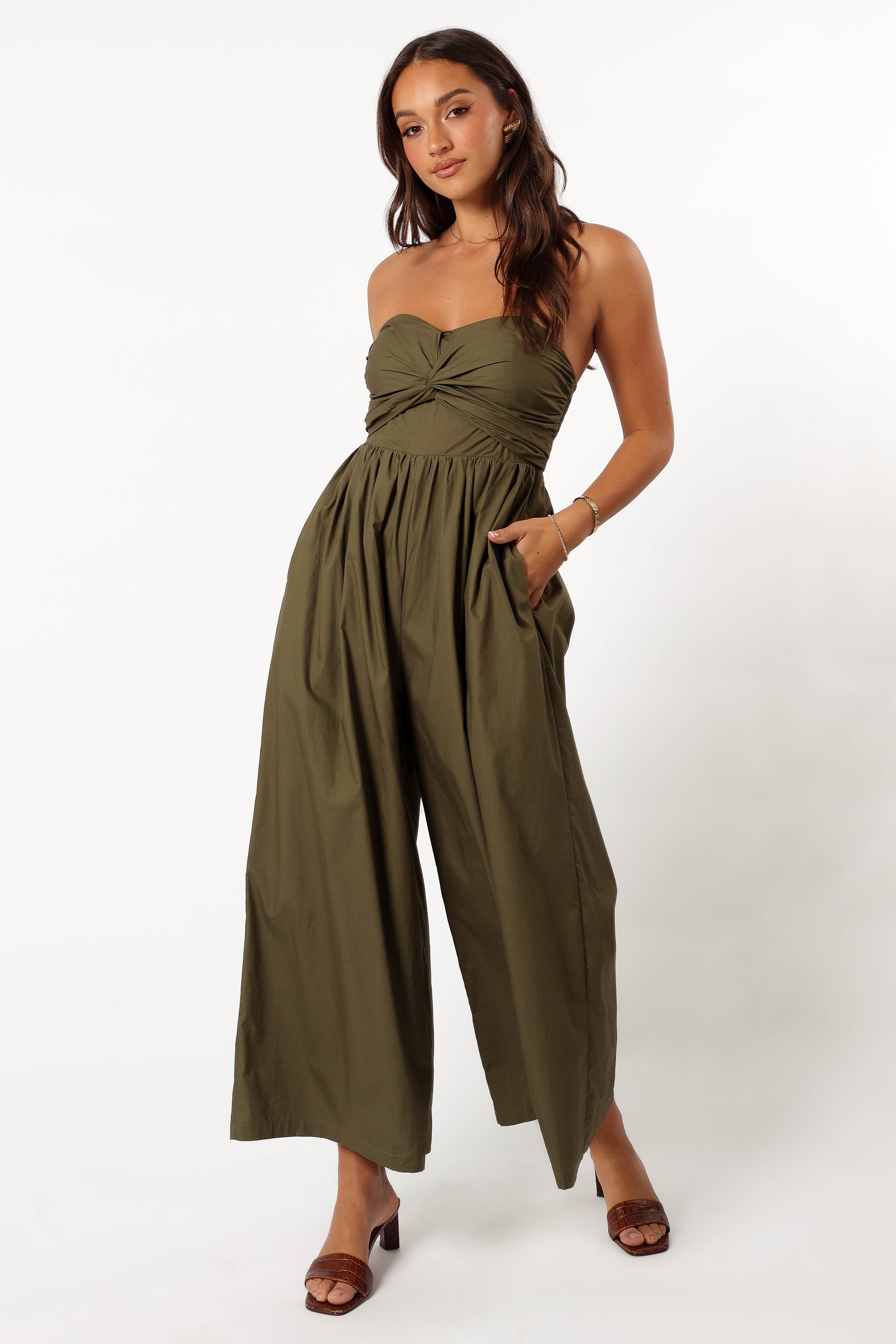 Marias Jumpsuit - Deep Olive