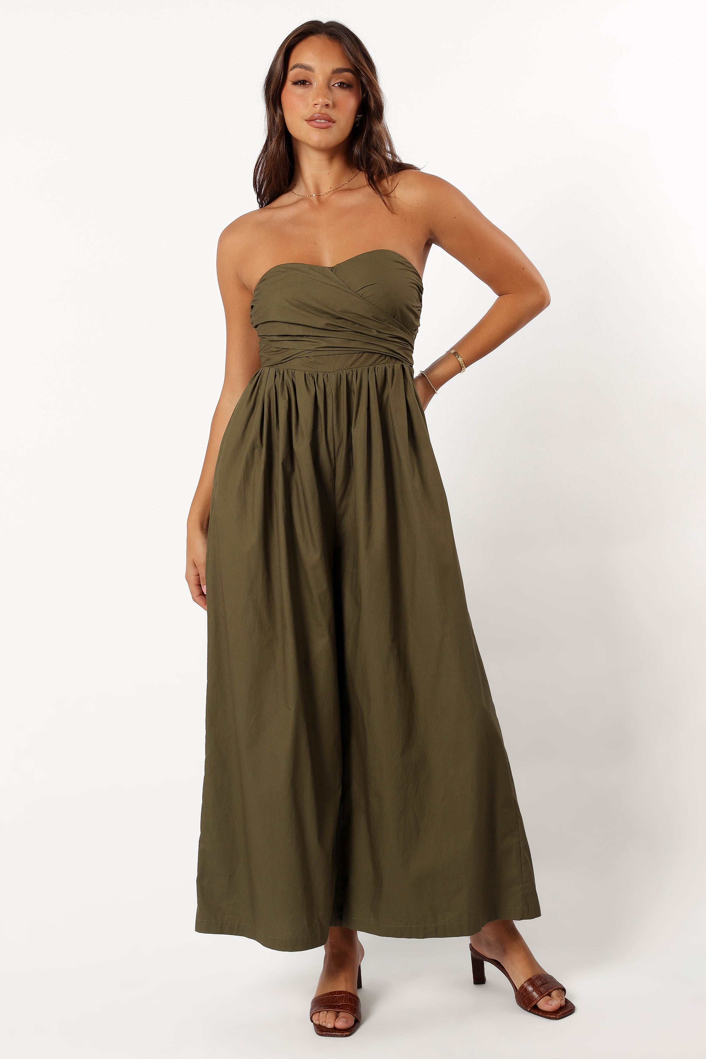 Marias Jumpsuit - Deep Olive