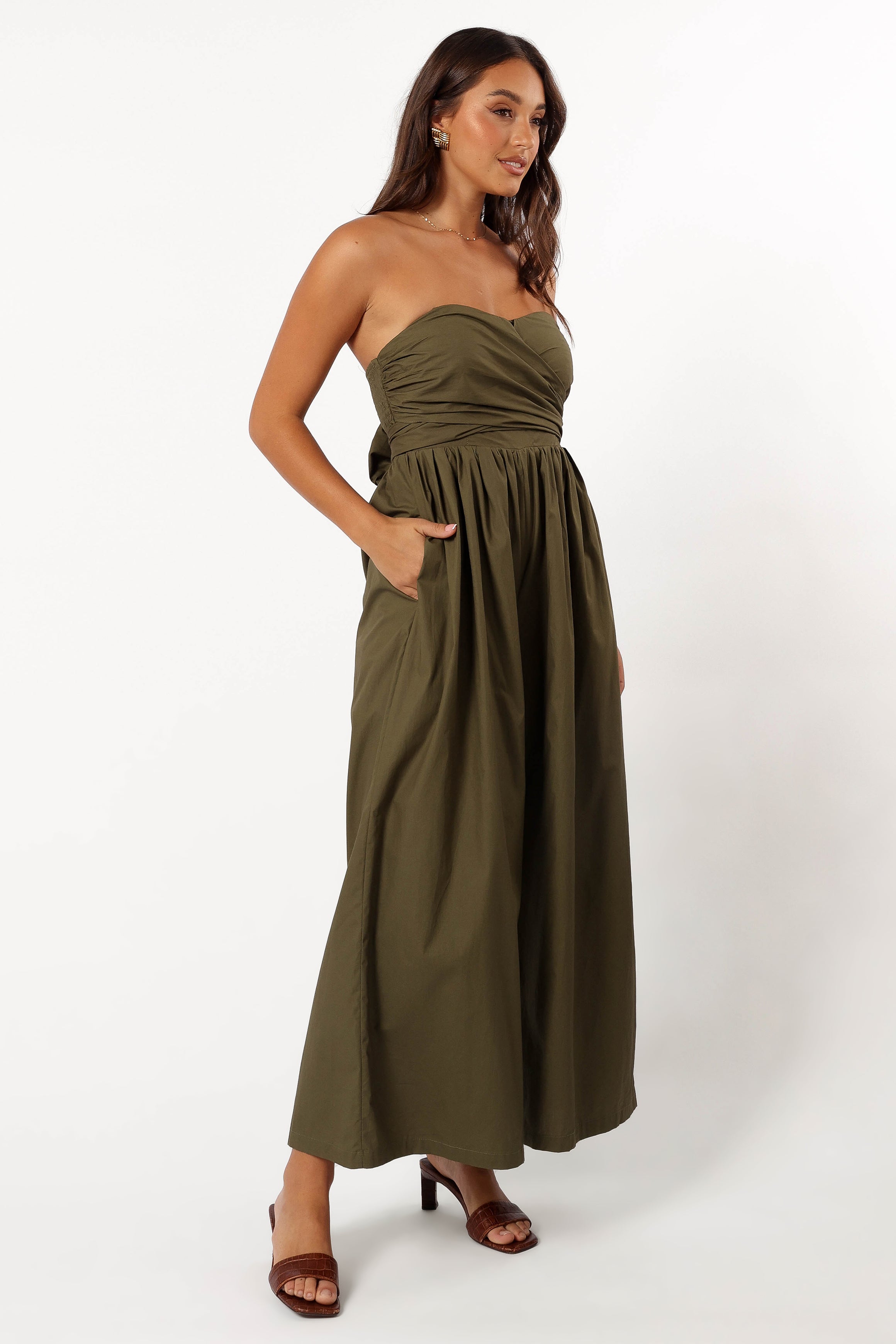 Marias Jumpsuit - Deep Olive