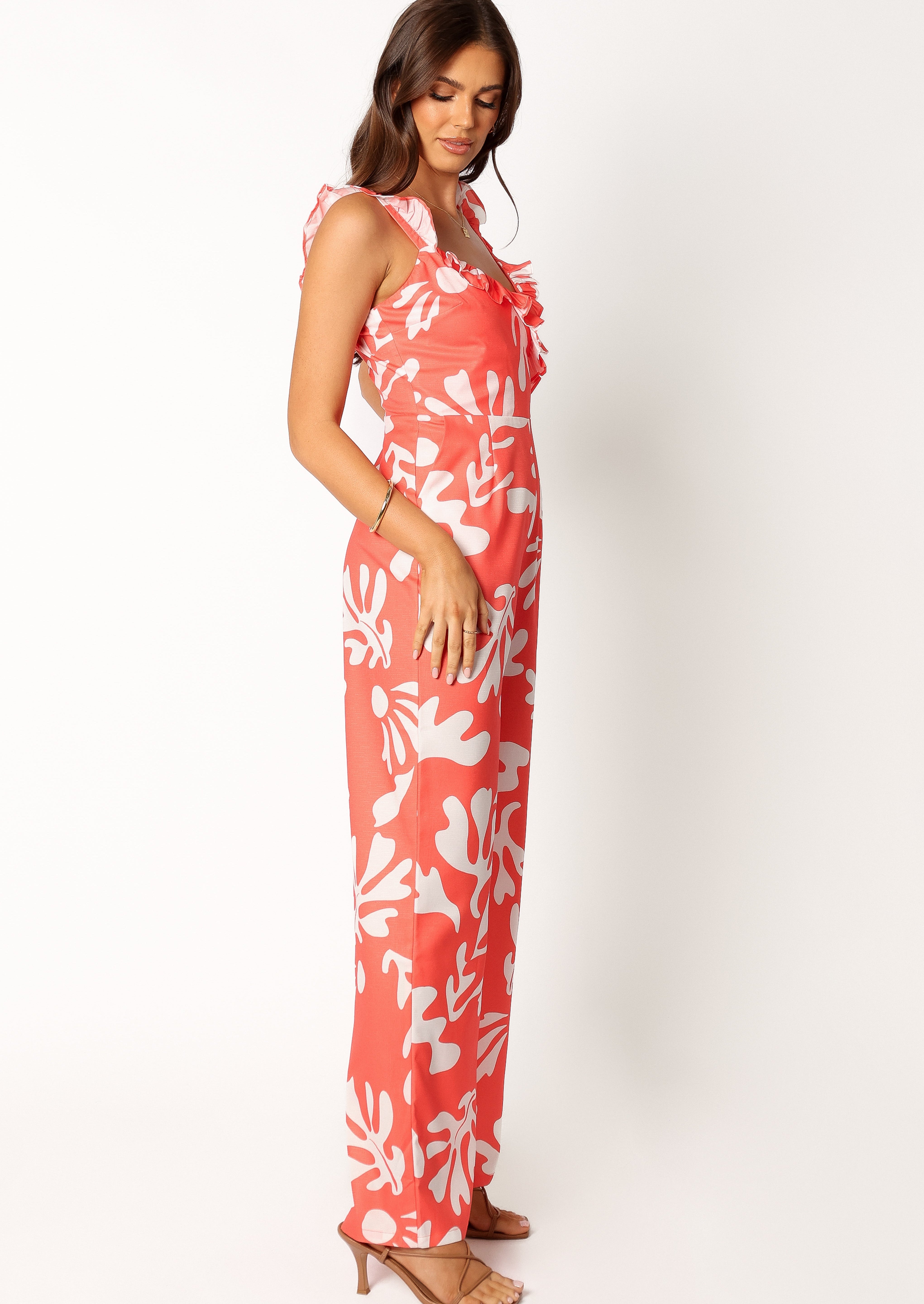 Payton Jumpsuit - Melon White