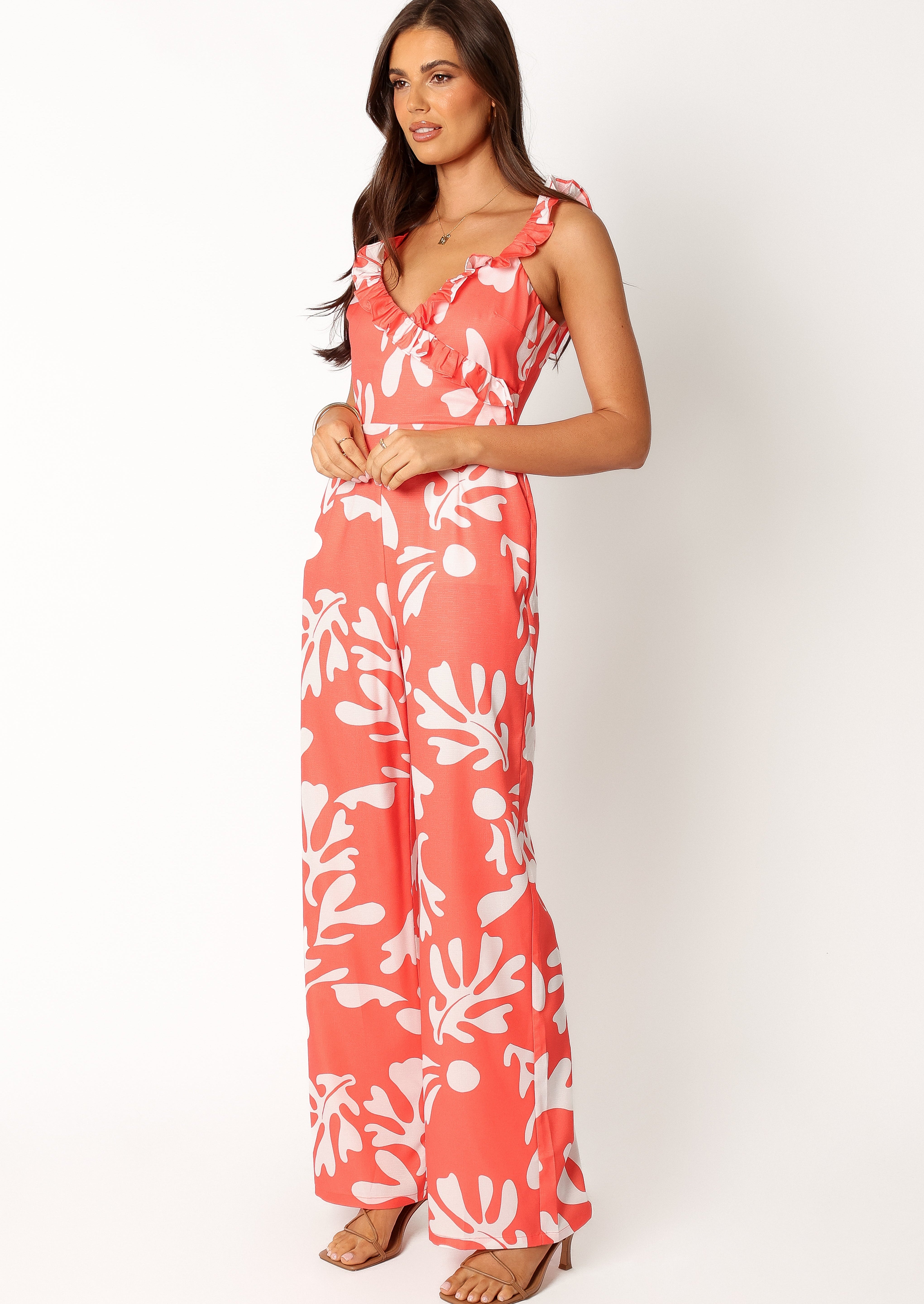 Payton Jumpsuit - Melon White