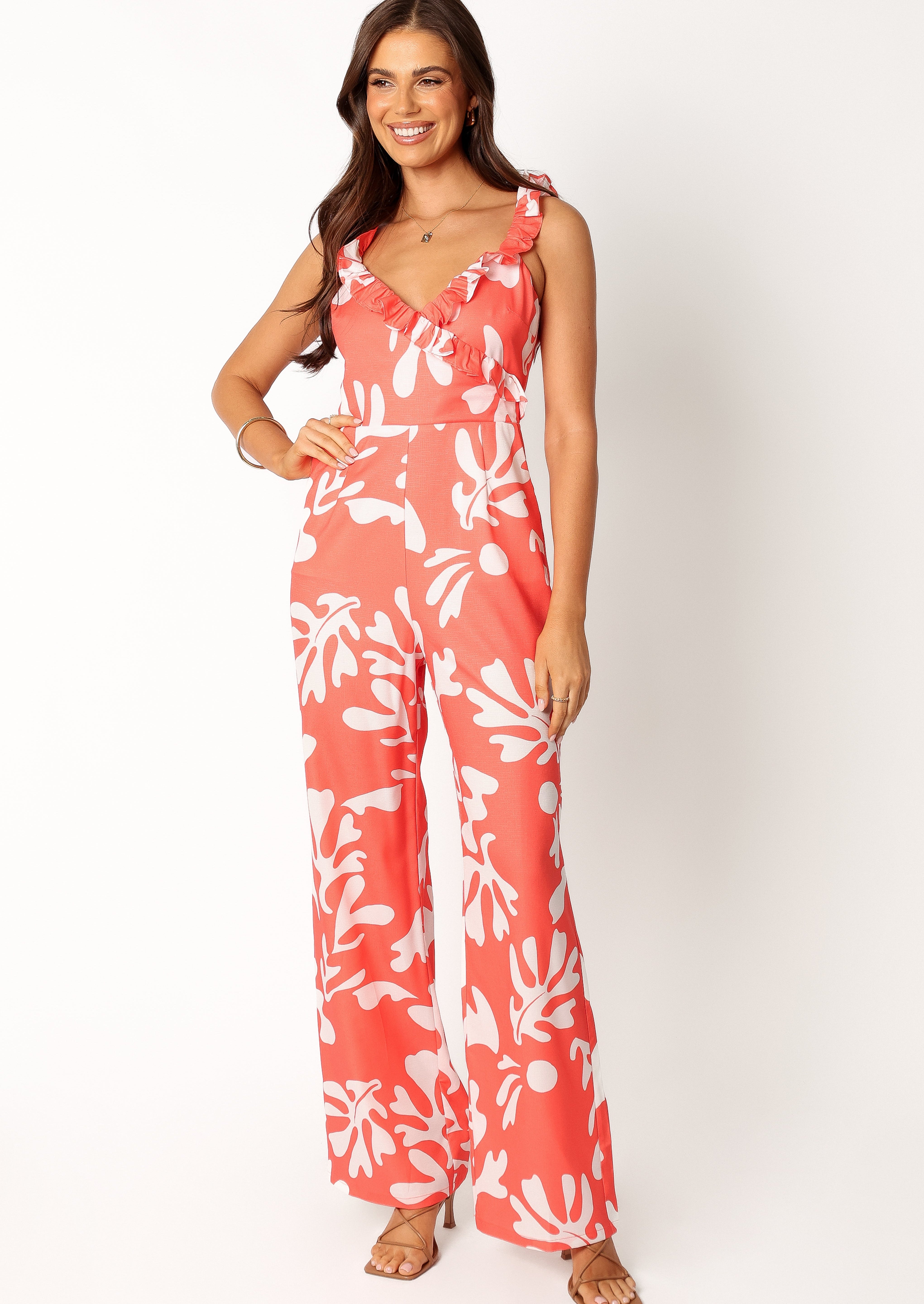 Payton Jumpsuit - Melon White
