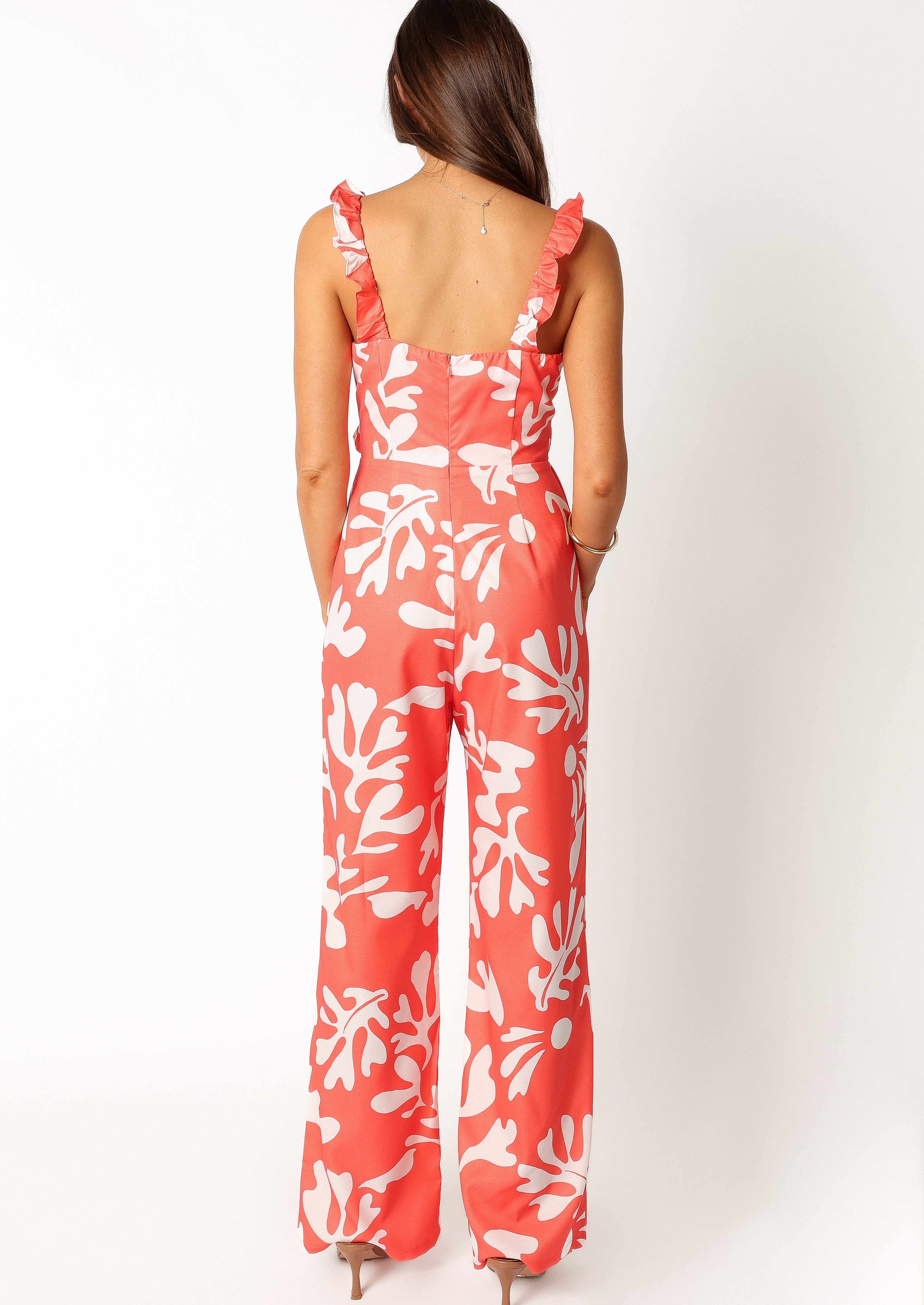 Payton Jumpsuit - Melon White