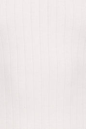 Andromeda Ribbed Knit Top - Ivory