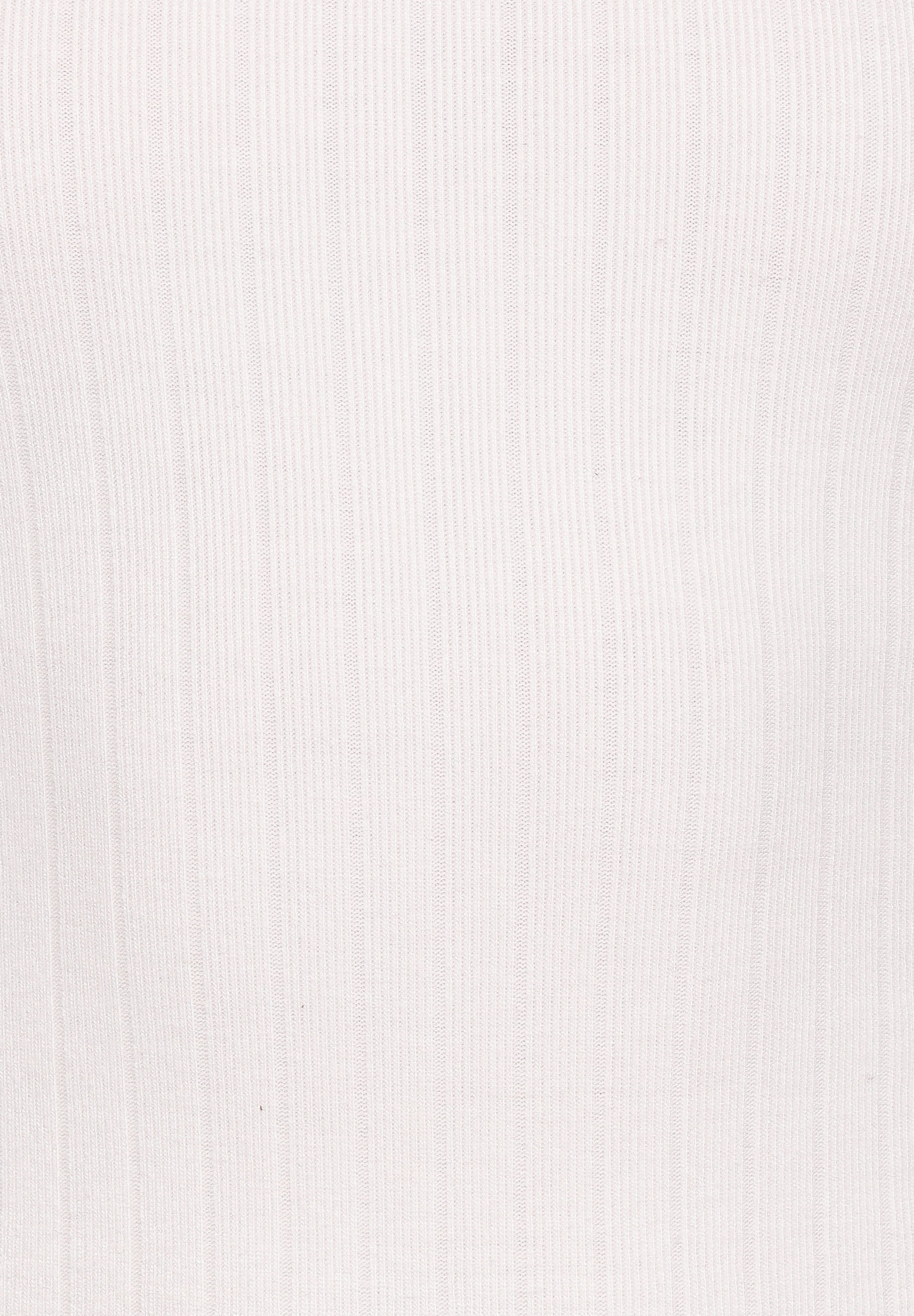 Andromeda Ribbed Knit Top - Ivory