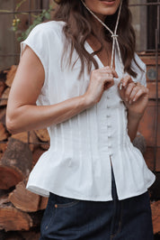 Jimena Top - White