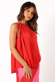 Sandie One Shoulder Top - Scarlette