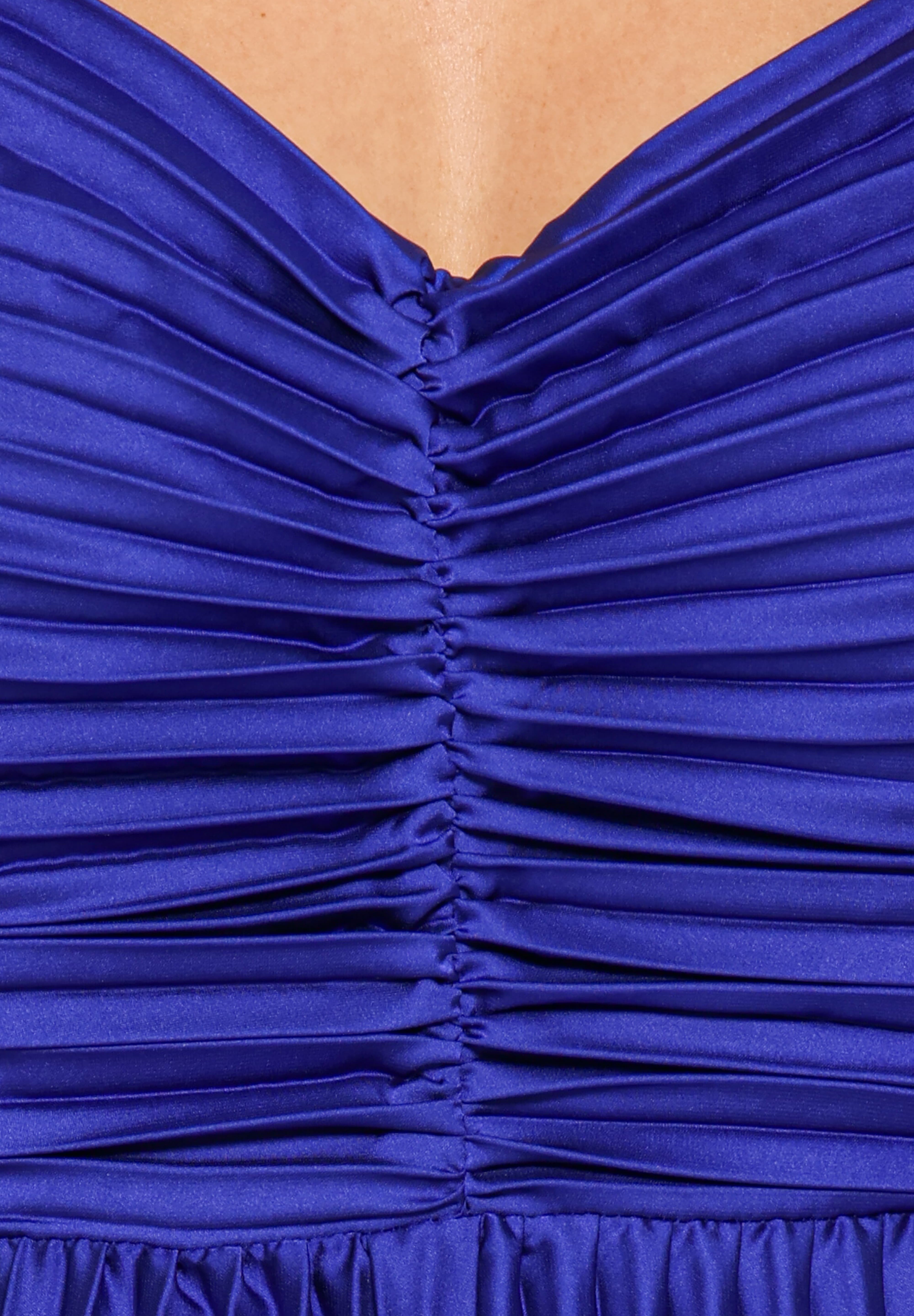 Angelique Pleated Jumpsuit - Royal Blue