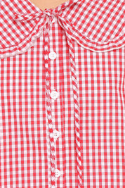 Angela Short Set - Red Gingham