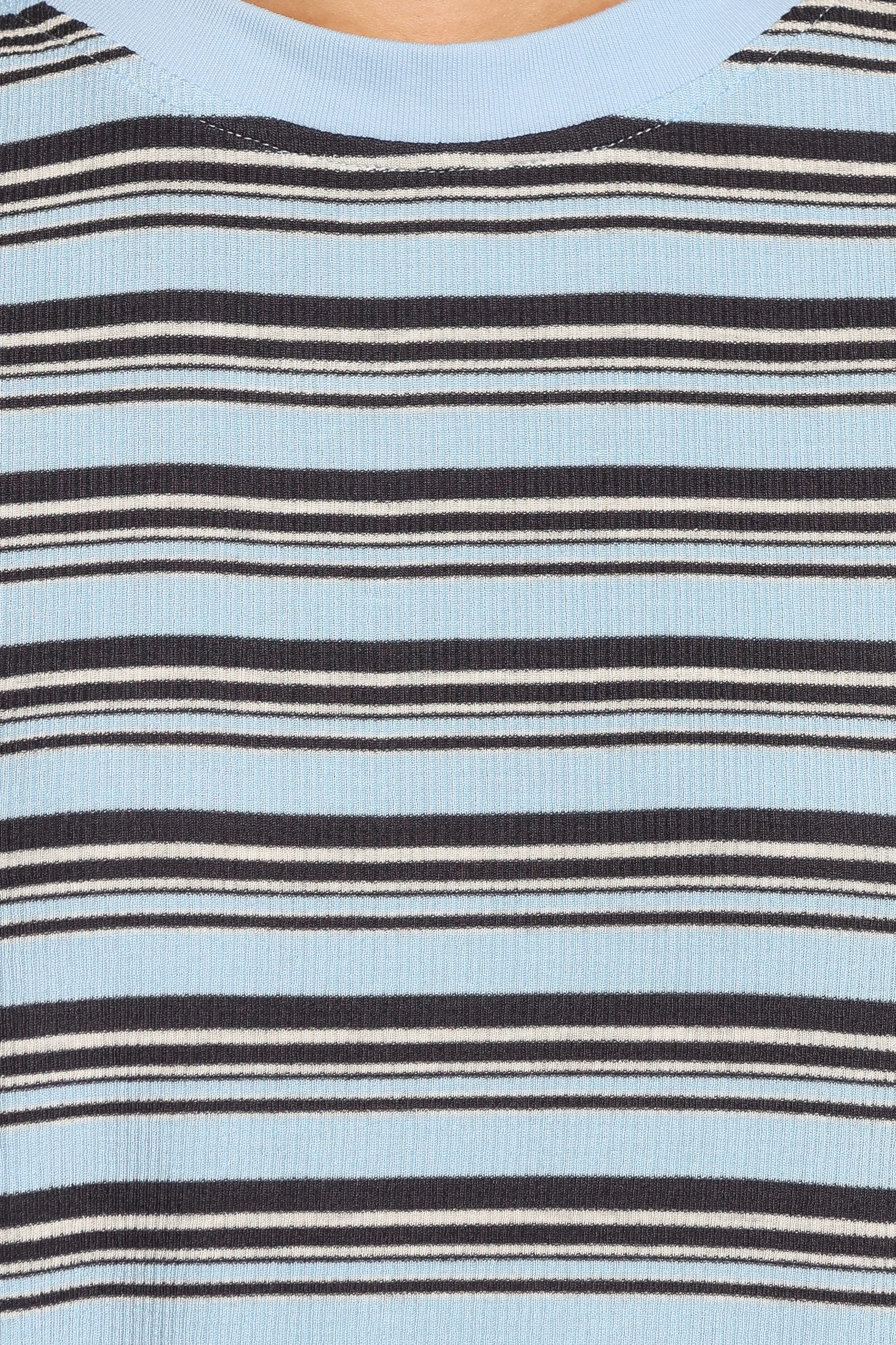 Bene Tee Skirt Set - Blue Stripe