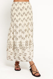 Sofia Skirt Set - Cream