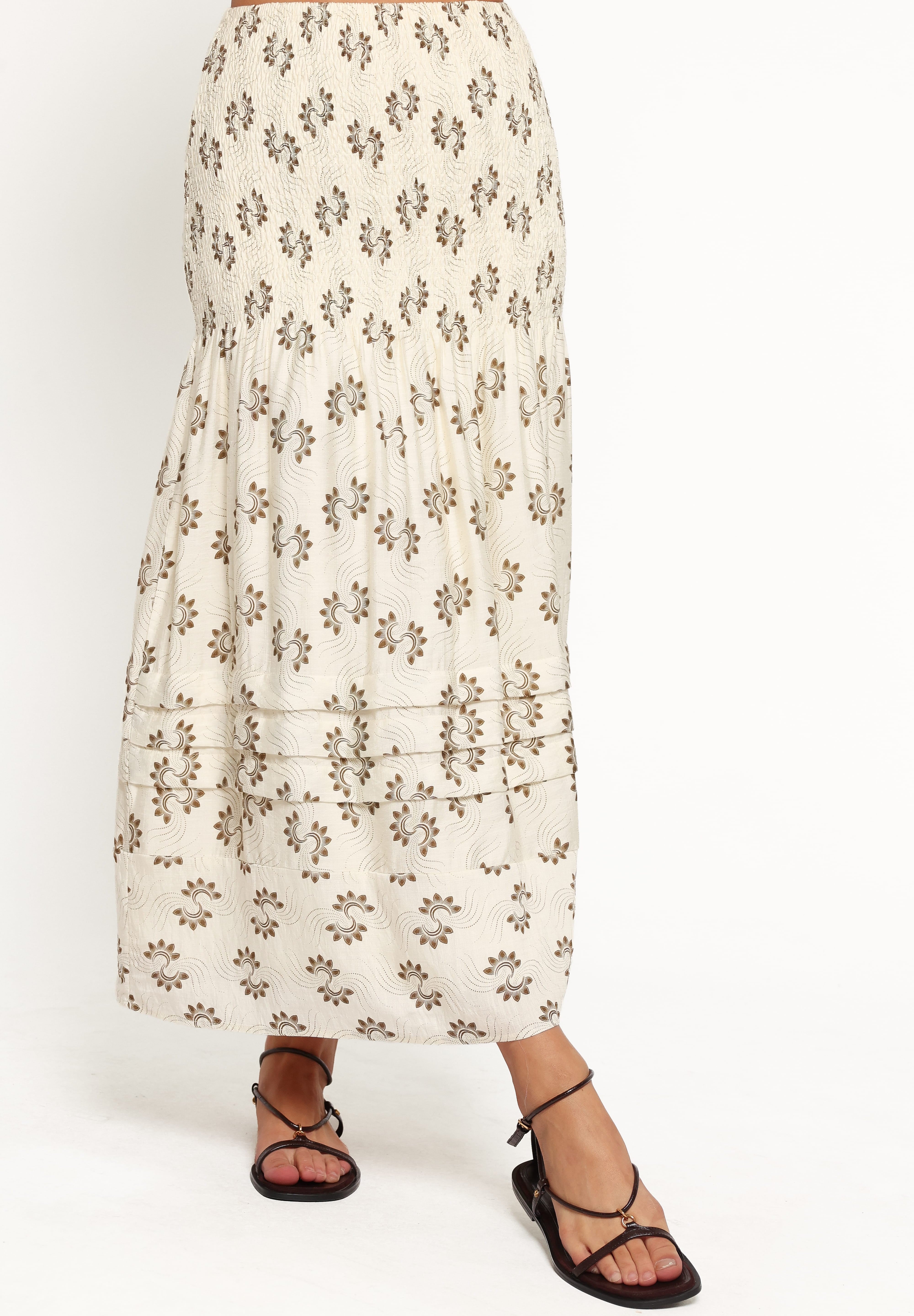 Sofia Skirt Set - Cream
