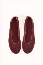 Evonne Mesh Flat - Burgundy