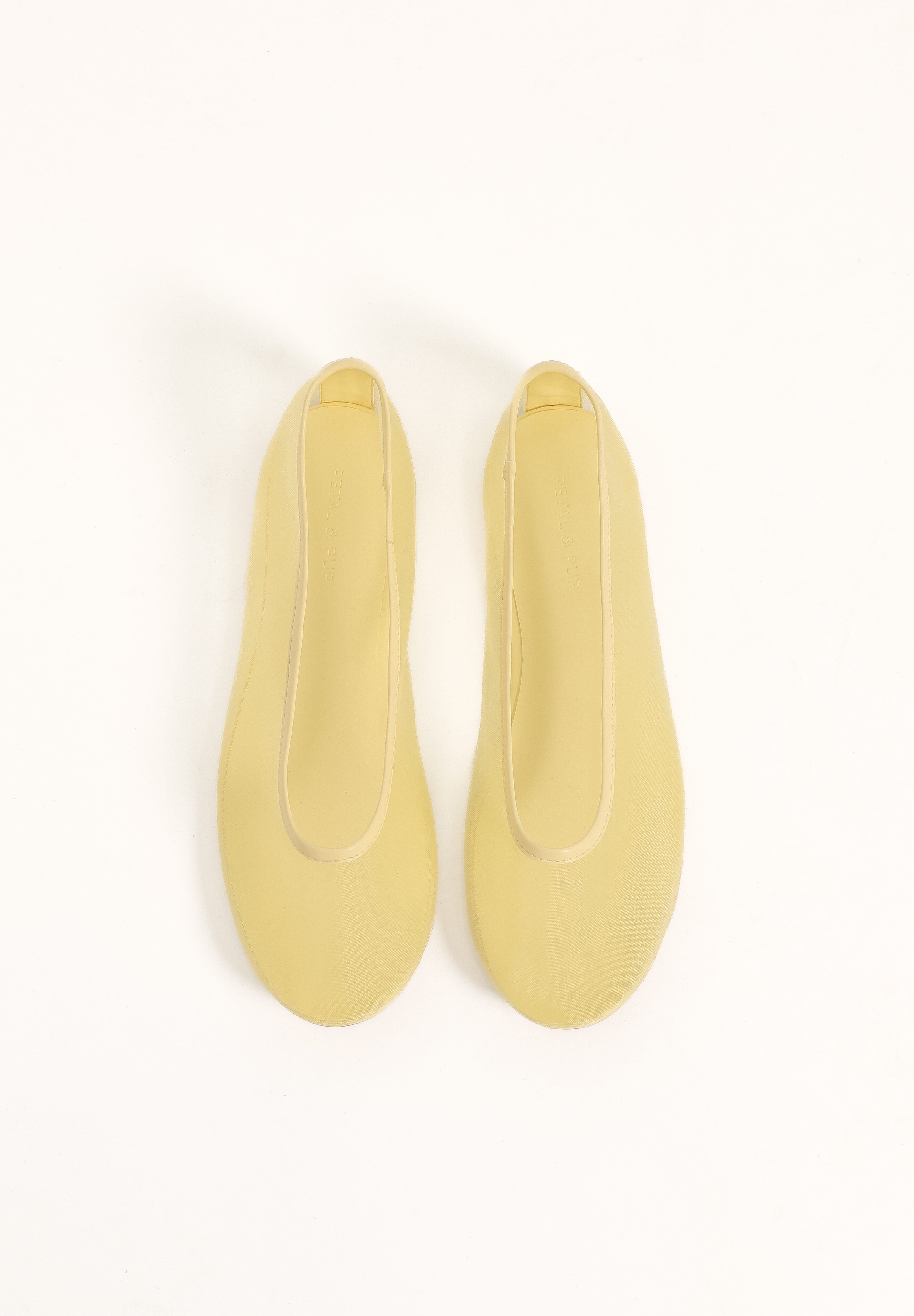 Evonne Mesh Flat - Butter Yellow