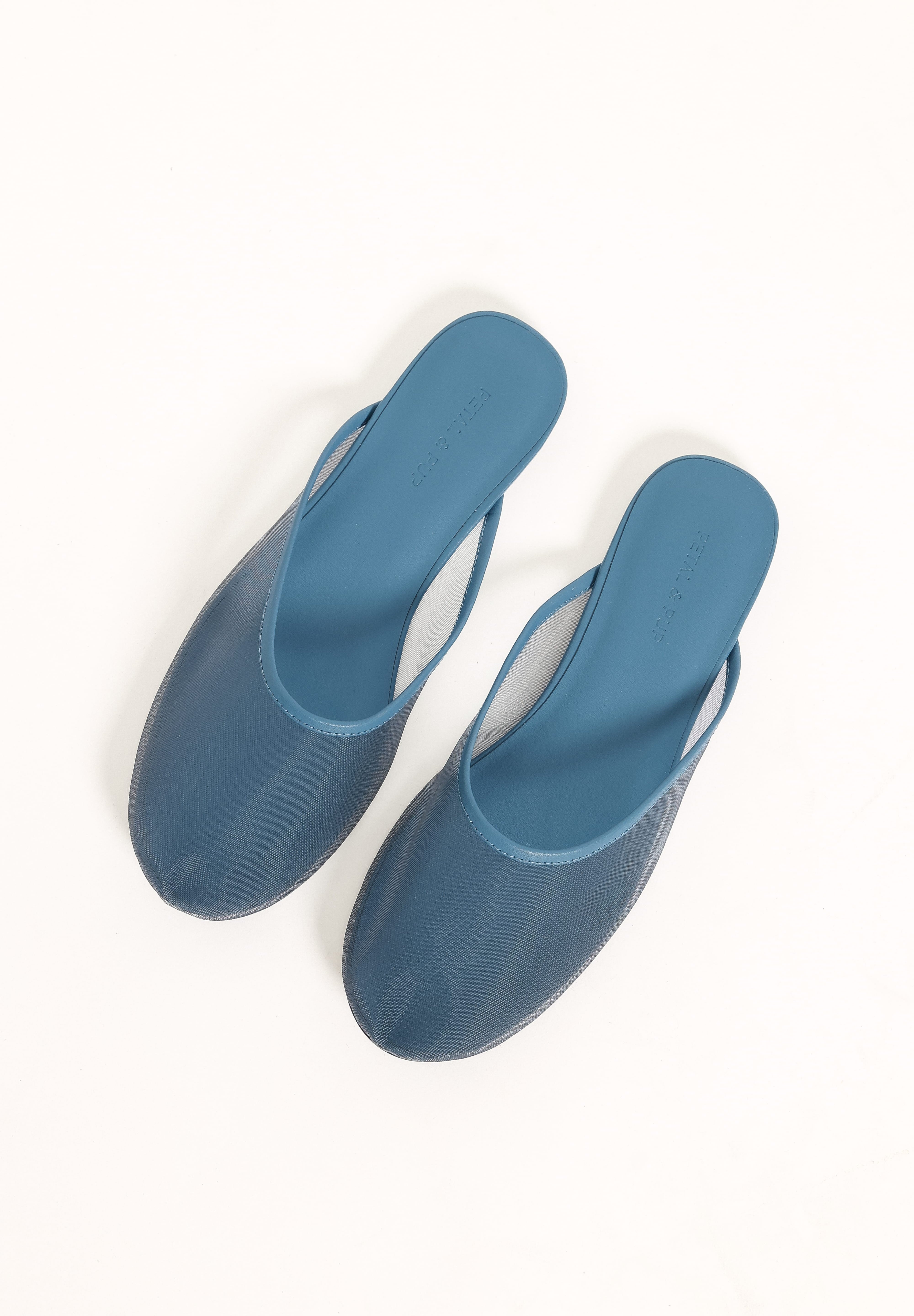 Gabrielle Mesh Flat - Slate Blue