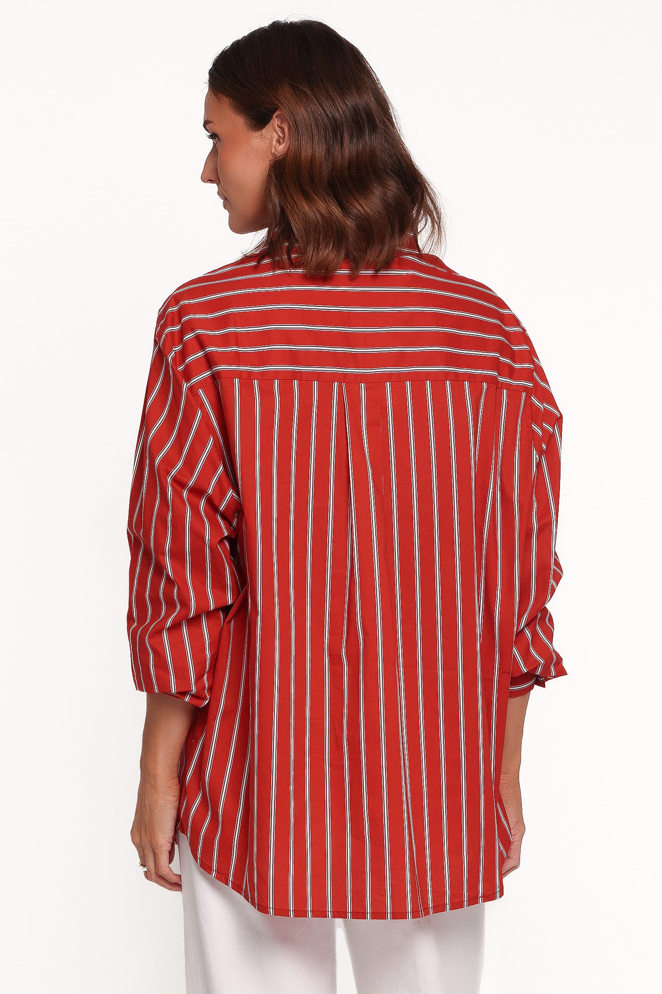 Palmer Button Down Shirt - Red Stripe