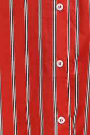 Palmer Button Down Shirt - Red Stripe