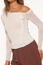 Seth Knit Top - White