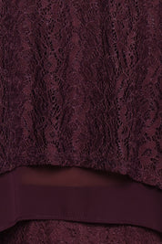 Tracy Halter Top - Plum Lace