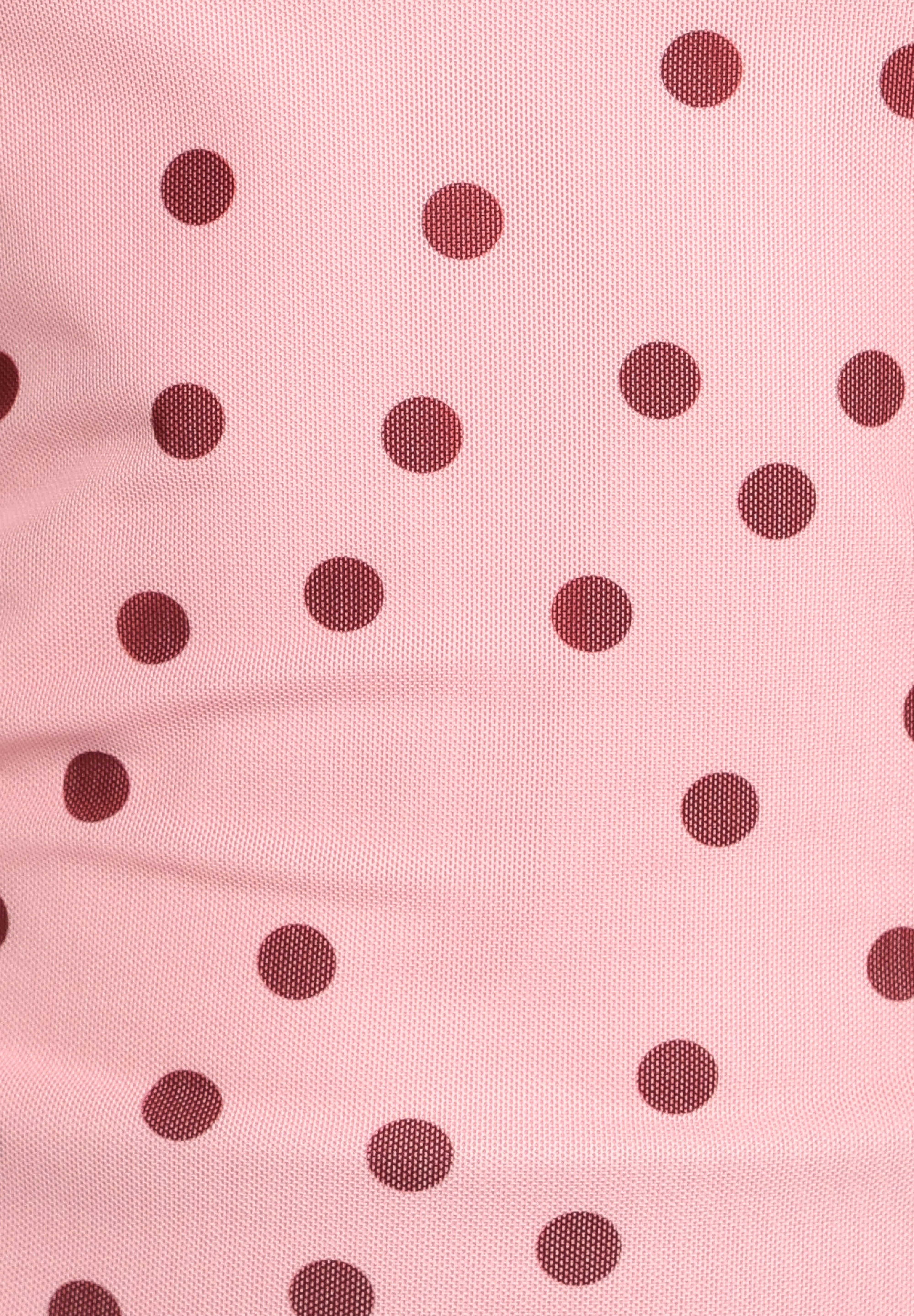 Tyla Mesh Long Sleeve Top - Pink Dot